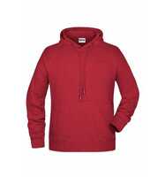 James & Nicholson Kapuzensweat JN8024 Gr. XL carmine-red-melange