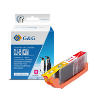 G&G kompatybilny ink / tusz z CLI551M XL, NP-C-0551XLM, magenta, 10,2ml, ml high capacity