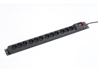 ARMAC - SURGE PROTECTION MULTI 12M/16A RACK 19'' (12 OUTLETS) 1.5M BLACK