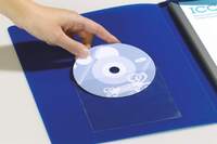DURABLE Selbstklebefenster POCKETFIX® CD/DVD, transparent