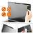 DURABLE Blickschutzfilter für MacBook Pro® 16" Serie 2021, magnetische Befestigung, inkl. Tasche und Reinigungstuch, anthrazit