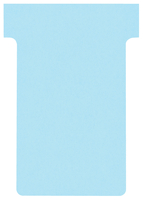 T-Karte, Größe 1, Altapapier, 17 x 47 mm, 100 Stück, hellblau