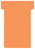 T-Karte Gr. 2, 100 Stück, Blisterverpackung, orange