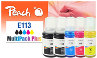 Peach 321323 inktcartridge 5 stuk(s) Compatibel Normaal rendement Zwart, Cyaan, Magenta, Geel