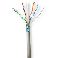 Nedis CCBG8522GY305 cable de red Gris 305 m Cat6 F/UTP (FTP)