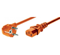 CUC Exertis Connect 808072 câble électrique Orange 1,8 m CEE7/7 Coupleur C13