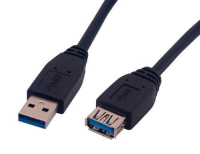 MCL MC923AMF-1M/N USB-kabel USB 3.2 Gen 1 (3.1 Gen 1) USB A Zwart