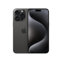 Apple iPhone 15 Pro Max 17 cm (6.7") Kettős SIM iOS 17 5G USB C-típus 512 GB Titán, Fekete