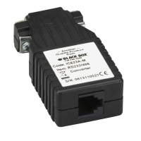 Black Box IC623A-M convertidor, repetidor y aislador en serie RS-232 RS-485 Negro