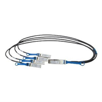 Intel X4DACBL1 fibre optic cable 1 m QSFP+ 4x SFP+ Black, Blue