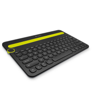 Logitech Bluetooth® Multi-Device Keyboard K480 tastiera QWERTY Russo Nero, Lime