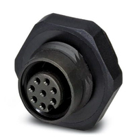 Phoenix Contact 1436343 wire connector M12 Black