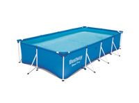 Bestway Steel Pro 56405 piscina sobre suelo Piscina con anillo hinchable Rectangular 5700 L Azul