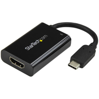 StarTech.com USB C to HDMI 2.0 Adapter with Power Delivery - 4K 60Hz USB Type-C to HDMI Display Video Converter - 60W PD Pass-Through Charging Port - Thunderbolt 3 Compatible - ...