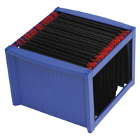 Helit H6110034 bandeja de escritorio/organizador Plástico Azul