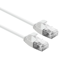ROLINE 21.15.0981 kabel sieciowy Biały 1 m Cat6a U/UTP (UTP)