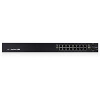 Ubiquiti Networks EdgeSwitch 16 150W Zarządzany L2/L3 Gigabit Ethernet (10/100/1000) Obsługa PoE 1U Czarny