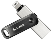 SanDisk iXpand USB flash meghajtó 64 GB USB Type-A / Lightning 3.2 Gen 2 (3.1 Gen 2) Fekete, Ezüst