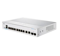 Cisco CBS250-8T-E-2G-EU netwerk-switch Managed L2/L3 Gigabit Ethernet (10/100/1000) Zilver