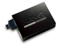 PLANET FT-802 Netzwerk Medienkonverter 100 Mbit/s 1310 nm Multi-Modus, Einzelmodus Schwarz