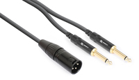 PD-Connex 177153 Audio-Kabel 3 m XLR (3-pin) 2 x 6.35mm Schwarz