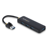 StarTech.com 4-Port USB-A Hub, 5Gbps, Bus Powered, Compacte Travel Mini USB Hub, Multi-Port USB 3.0 Splitter, Draagbare USB Hub, Overspanningsbeveiliging (OCP)
