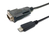 Equip 133392 cavo seriale Nero 1,5 m USB tipo-C DB-9