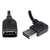 Tripp Lite UR024-18N-RA Cable de Extensión USB 2.0 Universal Reversible (Reversible en Ángulo a la Derecha/Izquierda A a A M/H), 45.7 cm [18 Pulgadas]
