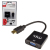 MCL CG-287C câble vidéo et adaptateur HDMI Type A (Standard) VGA (D-Sub) + 3,5 mm Noir