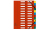 Exacompta 55245E Tab-Register Numerischer Registerindex Karton Mehrfarbig, Rot