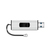 MediaRange MR918 lecteur USB flash 128 Go USB Type-A / Micro-USB 3.2 Gen 1 (3.1 Gen 1) Noir, Argent