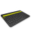 Logitech Bluetooth® Multi-Device Keyboard K480 Tastatur QWERTY Russisch Schwarz, Limette