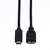 ROLINE 11.02.9005 cavo USB 0,5 m USB 3.2 Gen 1 (3.1 Gen 1) USB C Micro-USB B Nero