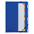 Pagna 44133-02 lengüeta de índice Cartón, Papel, Poliéster, Caucho Azul