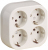 ABL SURSUM 1694010 socket-outlet CEE 7/3 White