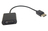 HP 752660-001 câble vidéo et adaptateur DVI DisplayPort Noir