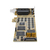 StarTech.com PCI Express Serielle Karte - 16 DB9 RS232 Ports - Niedrig + Vollprofil - Serieller Adapter mit mehreren Ports - PCIe Serielle Karte