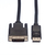 ROLINE 11.04.5775 video kabel adapter 1,5 m DisplayPort DVI-D Zwart