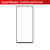 Displex Panzerglas (10H) für Samsung Galaxy A54 5G, Eco-Montagerahmen, Full Cover