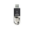 Lexar JumpDrive Fingerprint F35 USB flash meghajtó 128 GB USB A típus 3.2 Gen 1 (3.1 Gen 1) Fekete, Ezüst