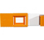 EXC 395352 adaptateur de fibres optiques LC/ST Orange, Blanc