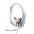Gembird MHS-03-WTRD hoofdtelefoon/headset Bedraad Hoofdband Oproepen/muziek Rood, Wit