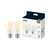 WiZ Filament Bulb clear 6.7W (Eq.60W) A60 E27 x2