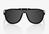 100% Westcraft Matte Black Sonnenbrille Oval