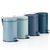 Kela 20528 Abfallbehälter Rund Metall Petrol colour