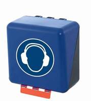 Aufbewahrungsbox "Gehörschutz" blau Secu-Box Midi Maße: 23,6 x 22,5 x 12,5 cm