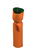 Anwendungsbeispiel - NIPS PACKPAPIER-ROLLE BI-COLOUR, orange/grün, 75 cm x 4 m, 70 g/m²