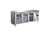 SARO Kühltisch mit 3 Glastüren, Modell GN 3100 TNG - Material: (Gehäuse und