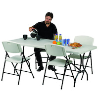 Table with Folding Legs - Table 1