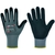 OPTIMATE OPTI FLEX®-Handschuhe Nitrilschaum / PU, Grau / Schwarz Gr.6 H